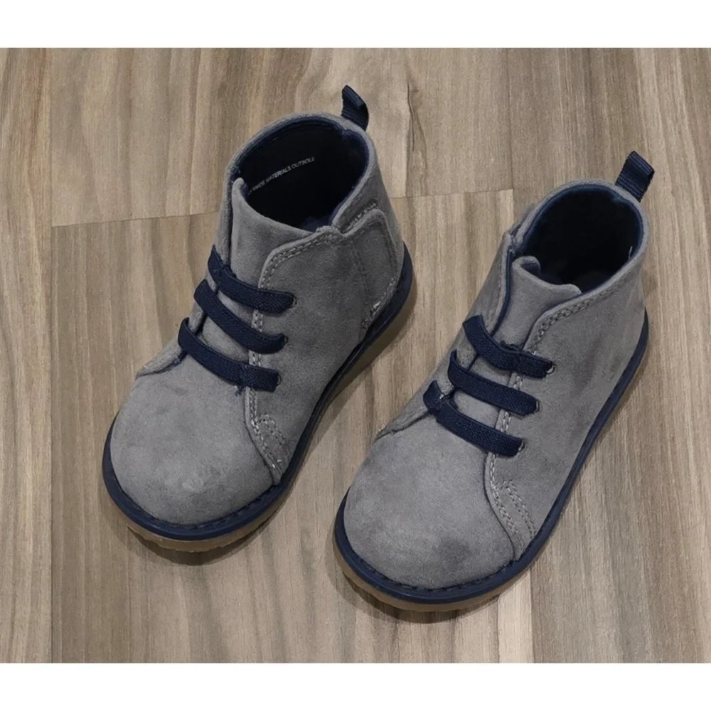 Toddler Baby Boys' Toddler Chukka Boots Shoes Cat and Jack Gray Size 6